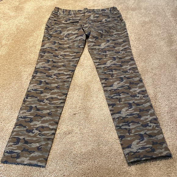 Anatomie Karo Travel Cargo Pants Slim Fit Camo Stretch Travel Commute Size XS - Picture 8 of 9